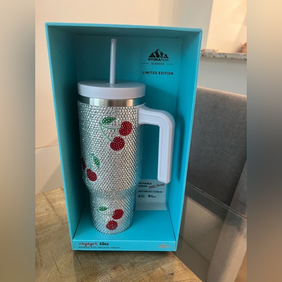 Hydrapeak Limited Edition Cherry Tumbler - Silver and Red